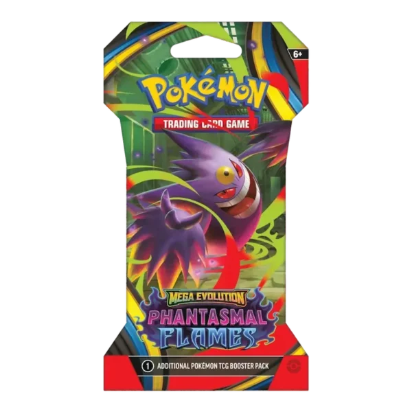 Pokémon Mega Evolution Phantasmal Flames Sleeved Booster