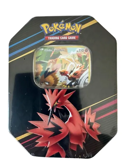 Crown Zenith: Galarian Zapdos Tin